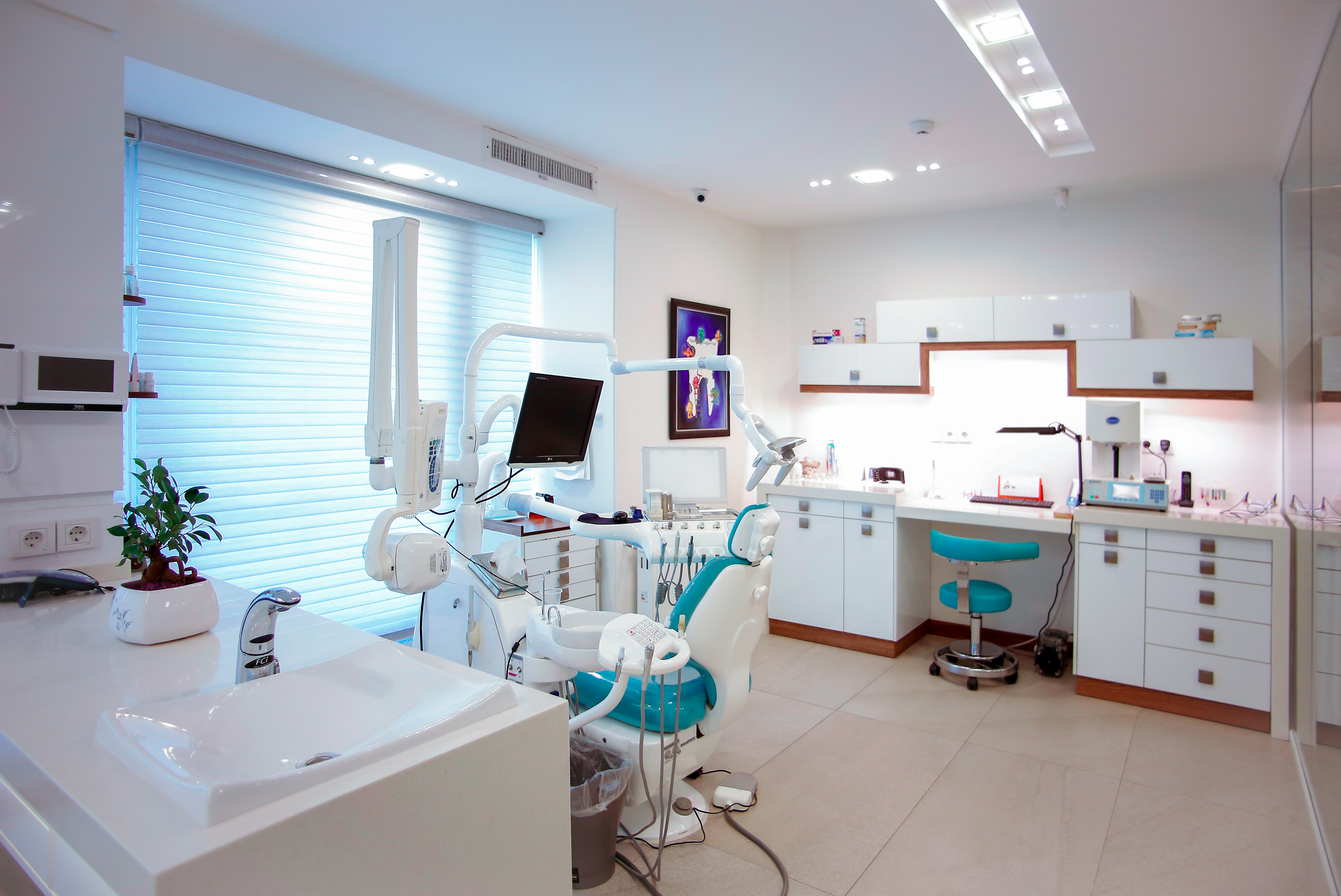 Holistic cosmetic dental office interior Spokane WA